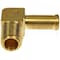 Dorman Inverted Flare Male Connector Barbed End 5818 UNF Thread Size 14 Length Brass 785-430D - alternate 1
